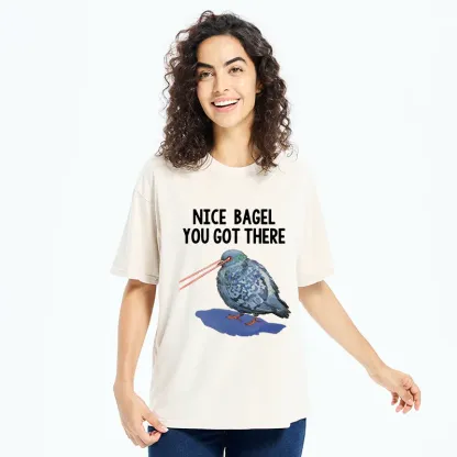 Tokyo-Tiger Laser Pigeon Washed T-Shirt