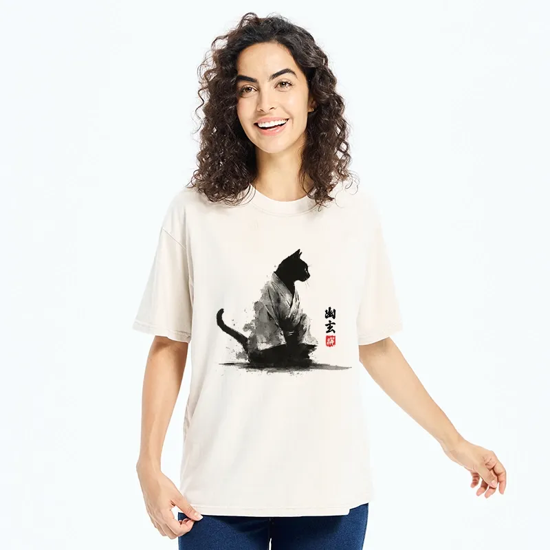 Tokyo-Tiger Depths Of Stillness Washed T-Shirt