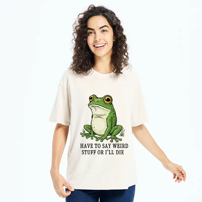 Tokyo-Tiger Strange Frog Washed T-Shirt