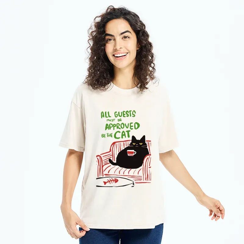 Tokyo-Tiger Cat Is The Master Of The House Washed T-Shirt