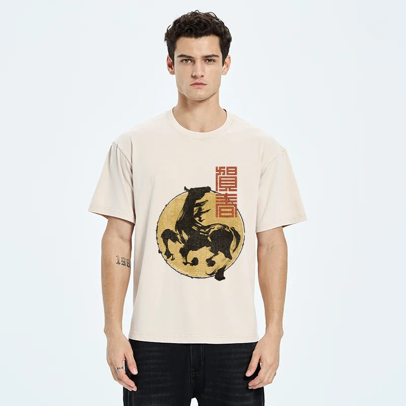 Tokyo-Tiger 2026 Year Of The Horse Washed T-Shirt