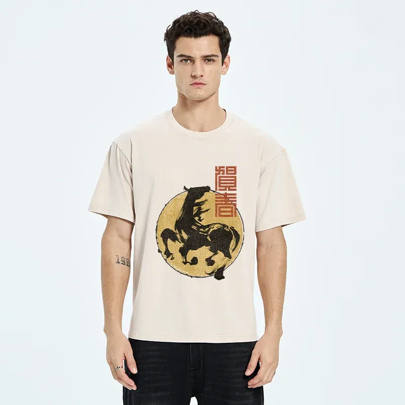 Tokyo-Tiger 2026 Year Of The Horse Washed T-Shirt