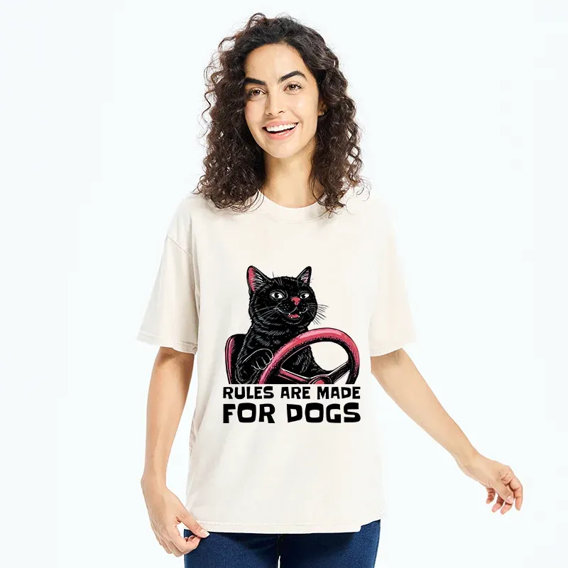 Tokyo-Tiger Cat Driving A Car Washed T-Shirt