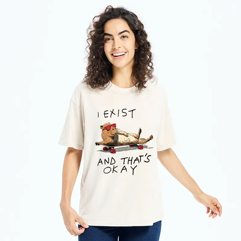 Tokyo-Tiger Existentially Chill Washed T-Shirt