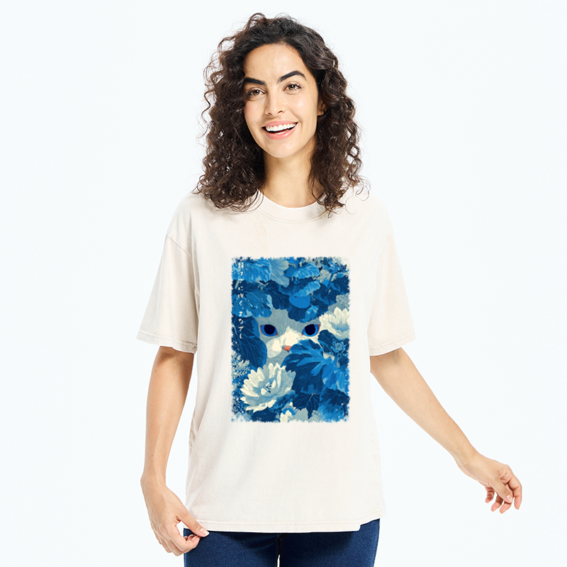 Tokyo-Tiger Found Me Yet Washed T-Shirt