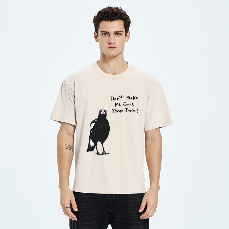 Tokyo-Tiger Angry Crow Meme Washed T-Shirt