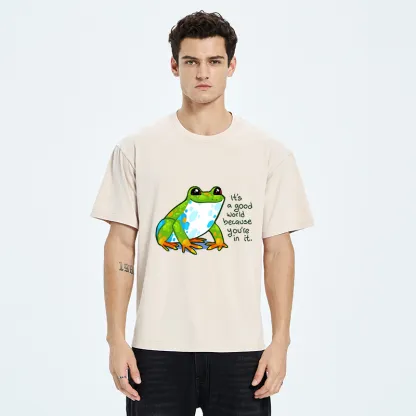Tokyo-Tiger Smiling Frog Washed T-Shirt