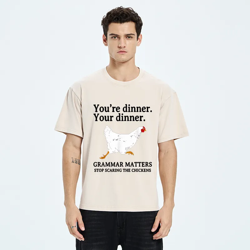 Tokyo-Tiger Don't Scare The Chickens Washed T-Shirt