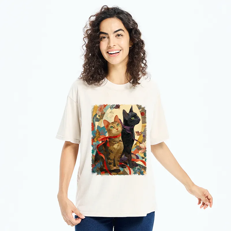 Tokyo-Tiger Ribbon Riot Washed T-Shirt