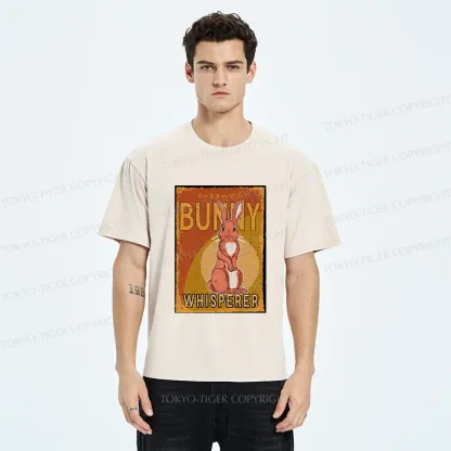 Tokyo-Tiger Cute Bunny Whisperer Washed T-Shirt
