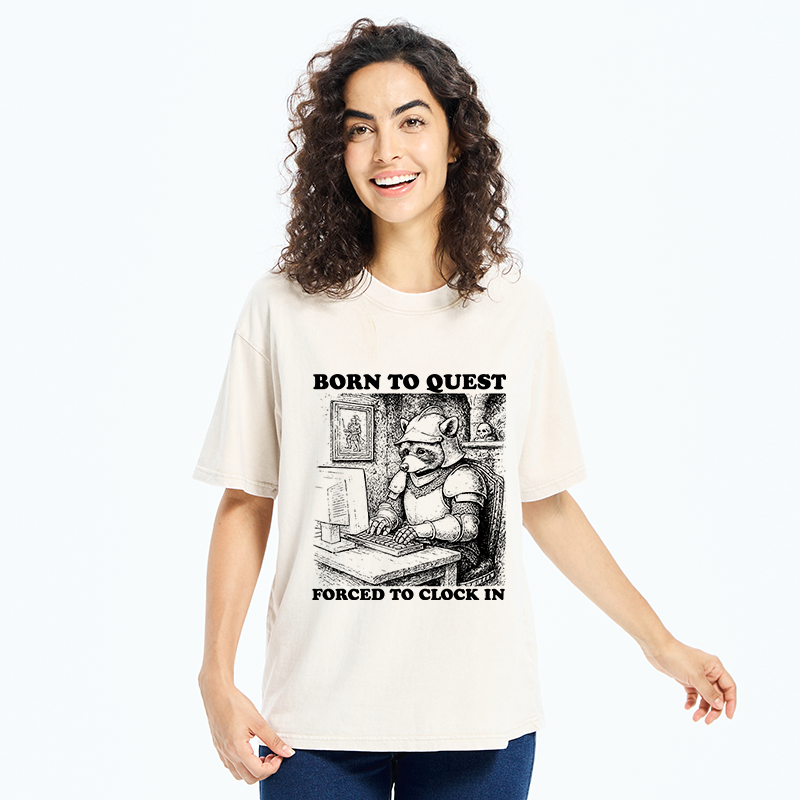 Tokyo-Tiger Loss Of Freedom Due To Work Washed T-Shirt