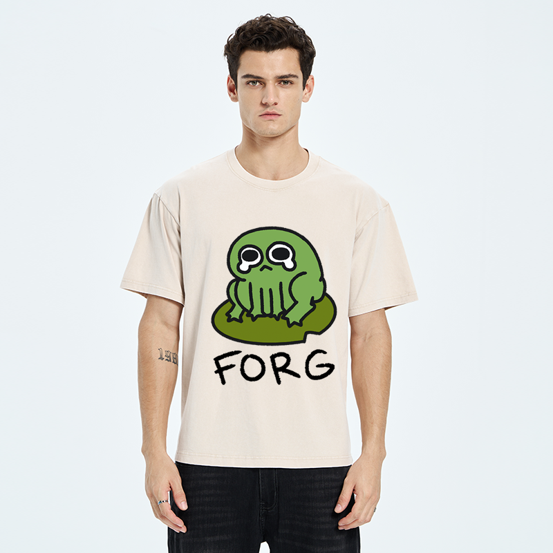 Tokyo-Tiger Sad Forg Washed T-Shirt