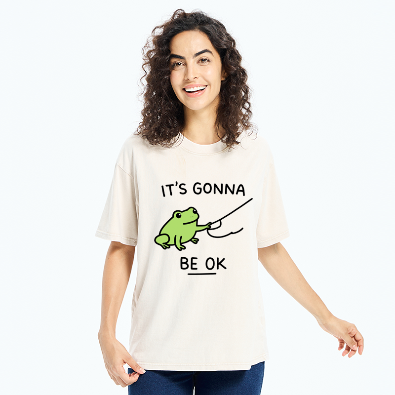 Tokyo-Tiger It's Gonna Be Okay Washed T-Shirt