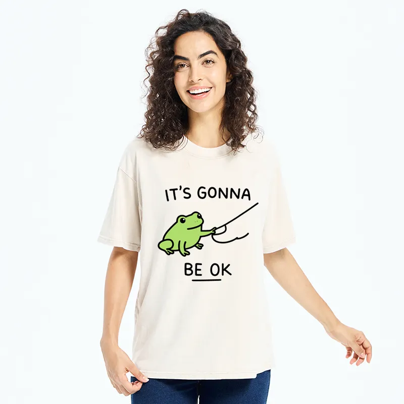 Tokyo-Tiger It's Gonna Be Okay Washed T-Shirt