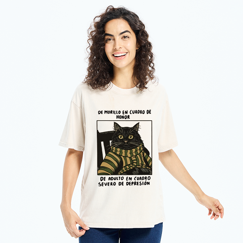 Tokyo-Tiger Life Of Contrast Washed T-Shirt