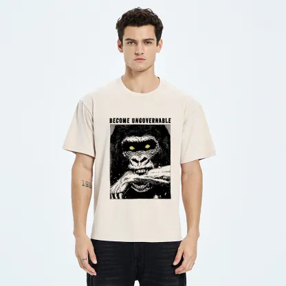 Tokyo-Tiger Uncontrollable Gorilla Washed T-Shirt
