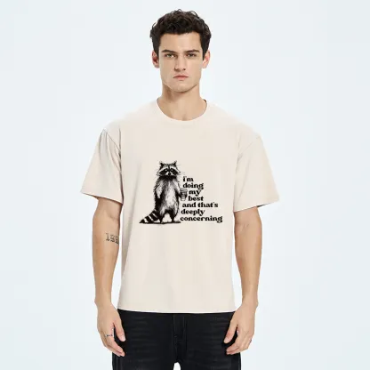 Tokyo-Tiger I'm Trying My Best But Still Worried Washed T-Shirt