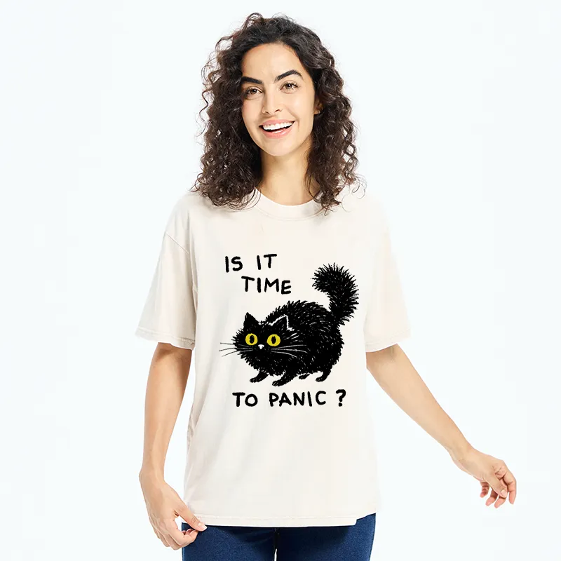 Tokyo-Tiger Is It Time To Panic Washed T-Shirt