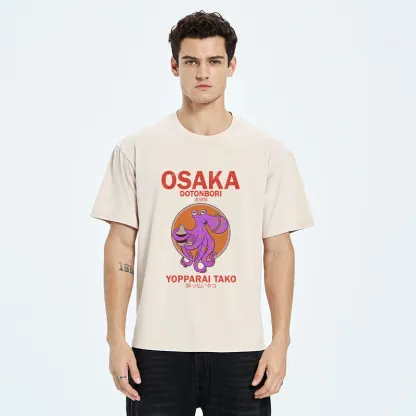 Tokyo-Tiger Osaka Tako Washed T-Shirt