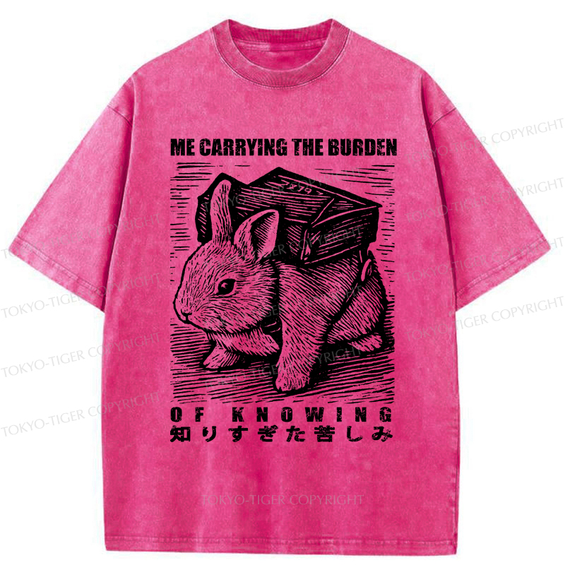 Tokyo-Tiger Rabbit Carries Too Much Washed T-Shirt