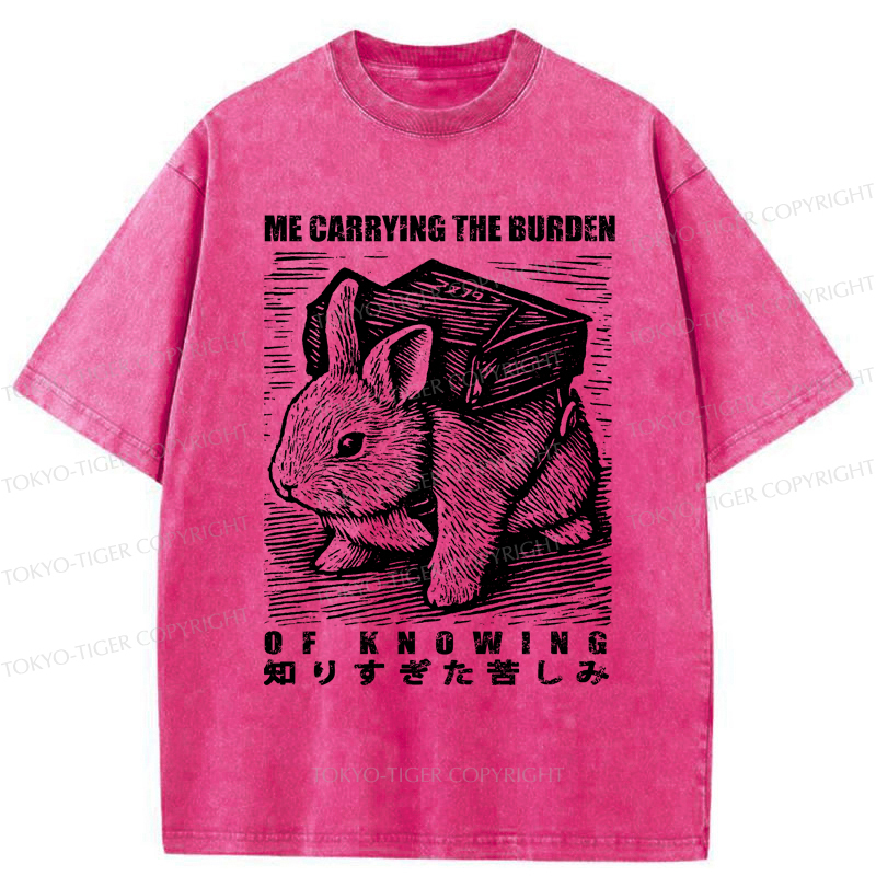 Tokyo-Tiger Rabbit Carries Too Much Washed T-Shirt