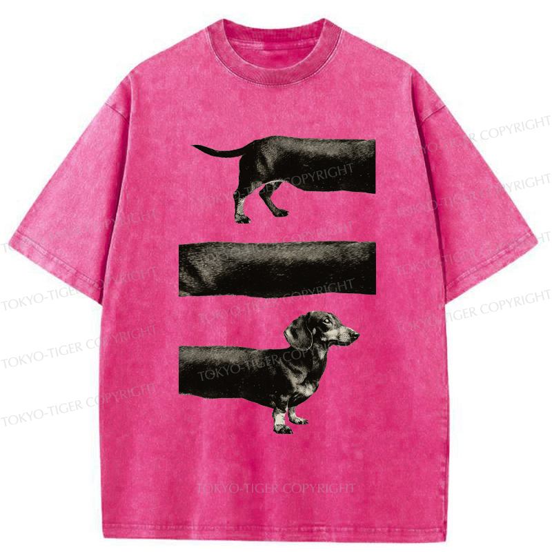 Tokyo-Tiger A Dog With No End In Sight Washed T-Shirt