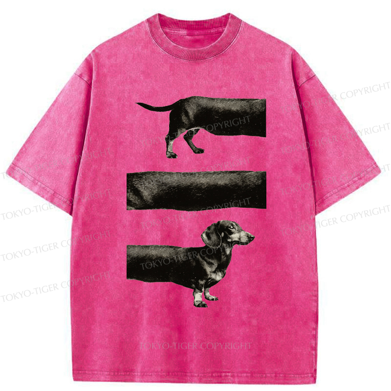 Tokyo-Tiger A Dog With No End In Sight Washed T-Shirt