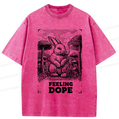 Tokyo-Tiger The Funny Rabbit is Dazed Washed T-Shirt