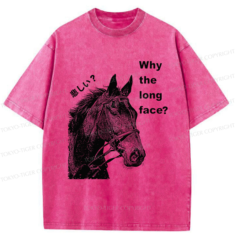 Tokyo-Tiger An Interesting Horse Unhappy Washed T-Shirt