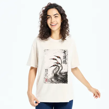 Tokyo-Tiger Stillness In Motion Washed T-Shirt