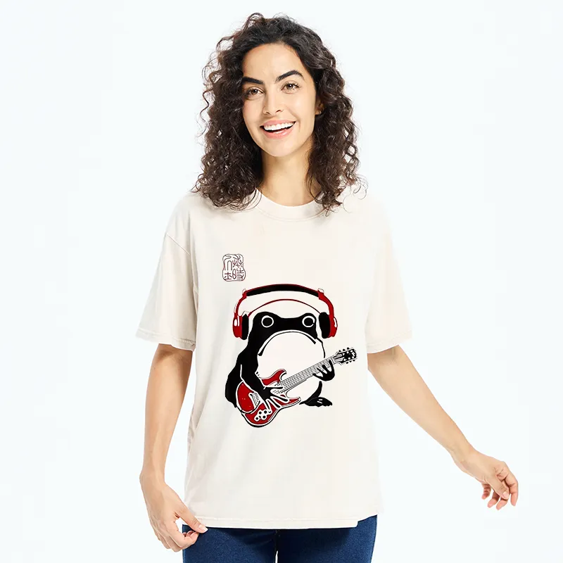 Tokyo-Tiger Rock Frog Washed T-Shirt