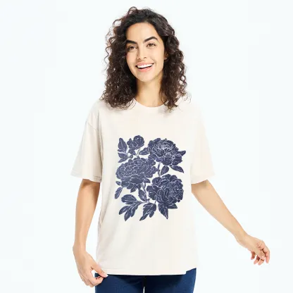 Tokyo-Tiger Peony Washed T-Shirt