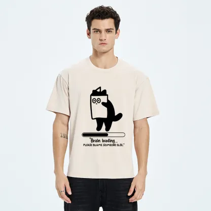 Tokyo-Tiger Blaming Others Washed T-Shirt