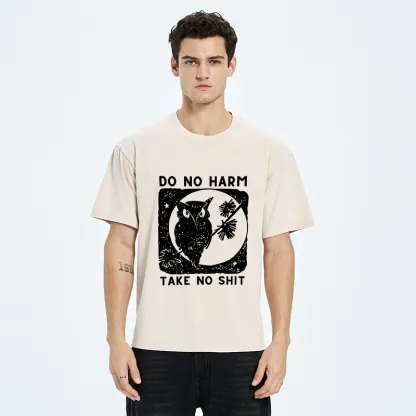 Tokyo-Tiger Owl Meme Washed T-Shirt