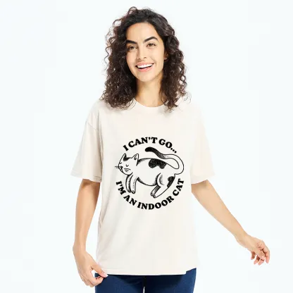 Tokyo-Tiger Indoor Cat Funny Washed T-Shirt