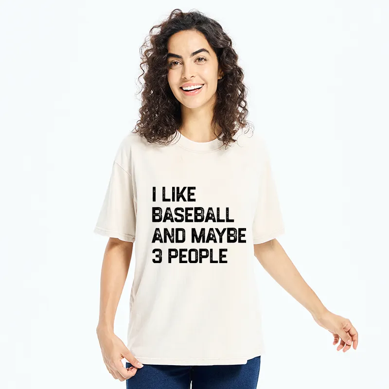 Tokyo-Tiger I Like Baseball Washed T-Shirt