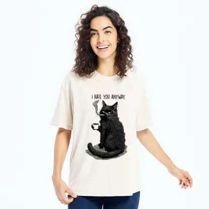 Tokyo-Tiger Cat Hate You Washed T-Shirt