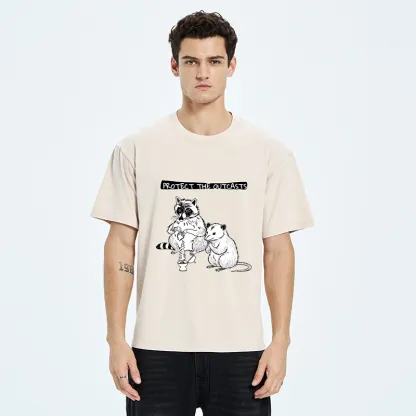 Tokyo-Tiger Prayer Of Raccoon And Possum Washed T-Shirt
