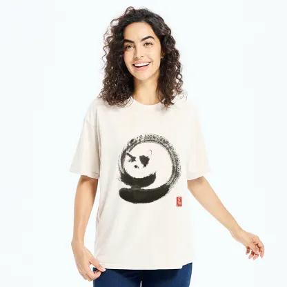 Tokyo-Tiger Ink Painting Of A Fat Cat Washed T-Shirt