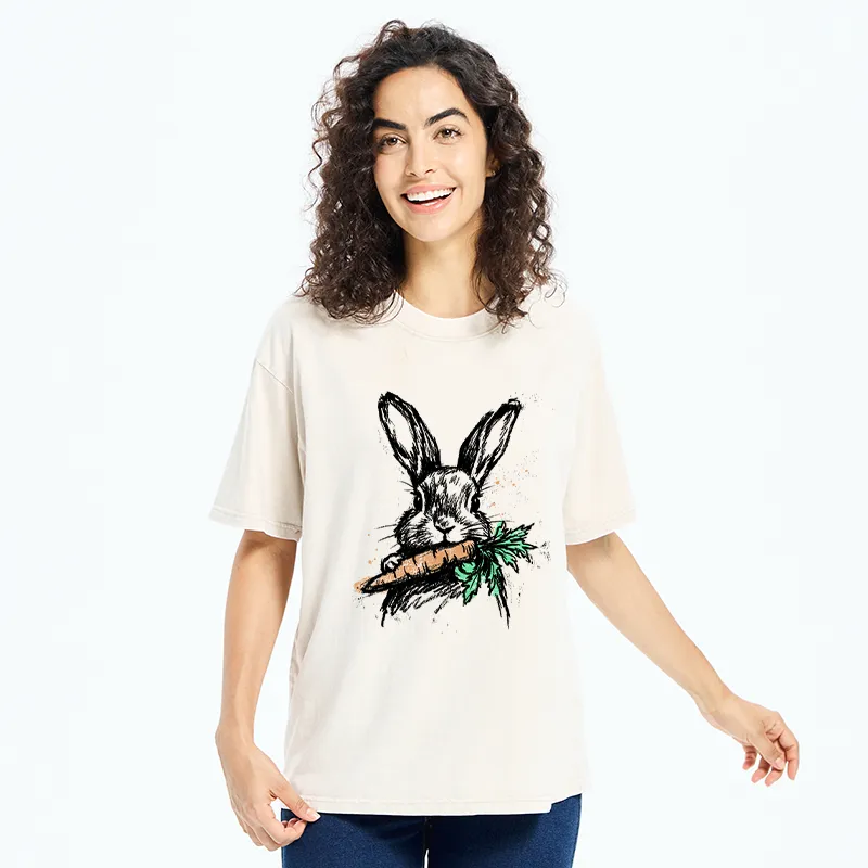 Tokyo-Tiger Easter Bunny Washed T-Shirt