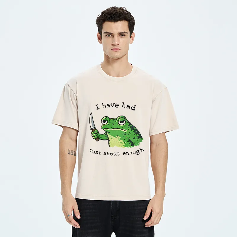 Tokyo-Tiger Impatient Frog Washed T-Shirt