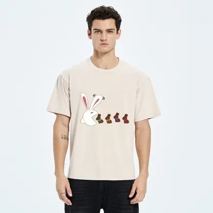 Tokyo-Tiger Fun Of The Easter Bunny Washed T-Shirt