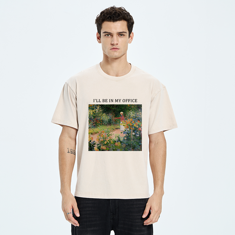 Tokyo-Tiger Planting enthusiasts Washed T-Shirt