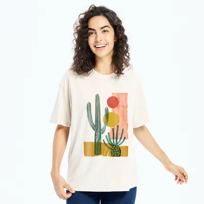 Tokyo‑Tiger Minimalist Desert Washed T-Shirt