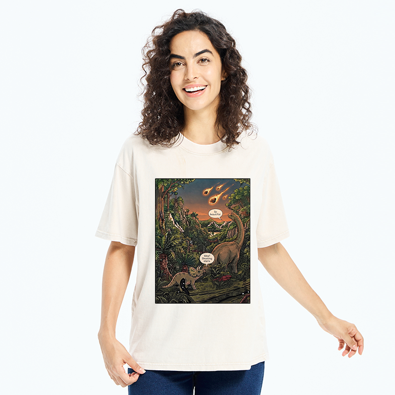 Tokyo‑Tiger Meteor Disaster Funny Washed T-Shirt