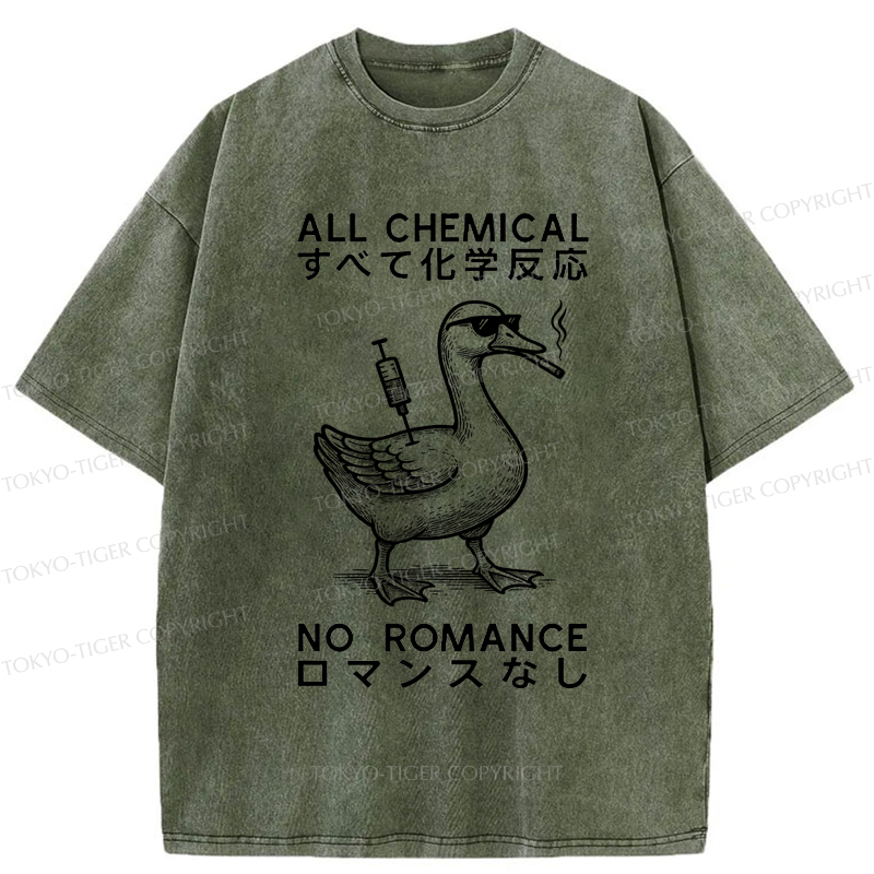 Tokyo-Tiger Silly Goose：All Chemical No Romance Washed T-Shirt
