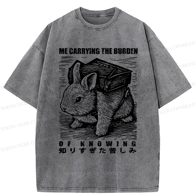 Tokyo-Tiger Rabbit Carries Too Much Washed T-Shirt