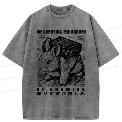 Tokyo-Tiger Rabbit Carries Too Much Washed T-Shirt