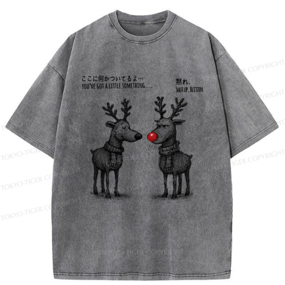 Tokyo-Tiger A Reindeer’s Take on Rudolph’s Glow Washed T-Shirt