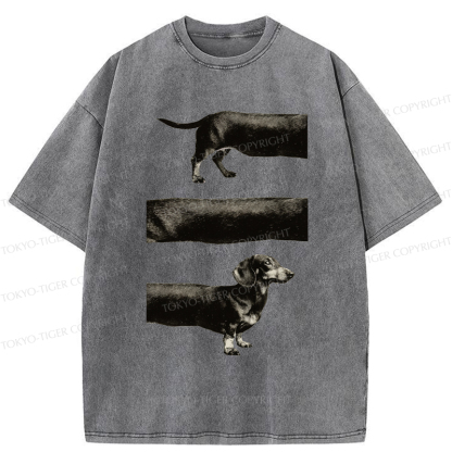 Tokyo-Tiger A Dog With No End In Sight Washed T-Shirt